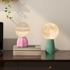 HOMCOM stalo lempų rinkinys su planetos išvaizda, 3 spalvų, USB, plastikas, balta