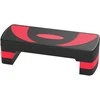 "HOMCOM step board" aerobikos treniruoklis, reguliuojamo aukščio su 3 lygiais (10/15/20 cm) fitneso treniruoklis, skirtas patalpoms lauke, kurio keliamoji galia iki 150 kg, raudonas
