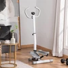 HOMCOM Stepper treniruoklis namams su LCD ekranu, reguliuojamu greičiu, metalinis, ABS, 55 x 53 x 118-128 cm