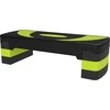 HOMCOM Stepping board aerobikos steperis reguliuojamo aukščio su 3 lygiais (10/15/20 cm) Fitneso treniruoklis, skirtas patalpoms lauke, kurio keliamoji galia iki 150 kg Žalias