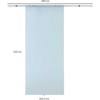 HOMCOM Stumdomos stiklinės durys Stumdomos stiklinės durys, matinis stiklas, 775/900/1025x2050 mm