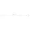HOMCOM stumdomų durų furnitūros komplektas 183 cm, su bėgeliais, ratukais, bėgelių stabdžiais, grindų kreipiančiąja, varžtais, anglies plieno stumdomų durų sistema, balta