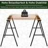 "HOMCOM" sulankstomas darbastalis 99,5 x 50 x 78 cm, keliamoji galia 125 kg