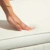 HOMCOM suolas su sulikamu su sandėliavimo, audinio apmušalas, metalas, kreminės baltos spalvos + auksinis