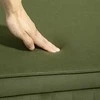 HOMCOM suolas su sulikamuoju dangčiu ir laikymo vieta, audinio apmušalas, mediena, metalas, tamsiai žalia+auksinė