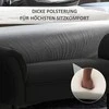 HOMCOM minkštasuolis miegamajam, lovos suoliukas, suoliukas su paminkštinimu, juodas, MDF ir putplastis, 102x31x51 cm