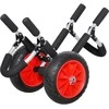 Homcom Surf vežimėlis, banglentčių transportavimo vežimėlis, sulankstomas, paminkštintos PU padangos, iki 45 kg L64 x W55 x H38,5 cm