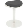 HOMCOM taburetė, ergonomiška biuro taburetė, 56,5-71,5 cm reguliuojamo aukščio darbo taburetė, pasukama kėdė biurui, kabinetui, tinklinė, pilka