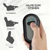 HOMCOM elektrinis fotelis su atsistojimo funkcija, poilsio fotelis su gulima padėtimi, televizoriaus fotelis su lino išvaizdos apmušalais, šonine kišene ir nuotolinio valdymo pultu, svetainei, pilkas | Aosom