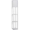 Homcom Toršeras su 3 lentynomis E27 iki 40 W, 26 x 26 x 160 cm