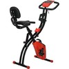Homcom Treniruoklis "2-in-1" su 8 reguliuojamais magnetinio pasipriešinimo lygiais ir 1 pora tempimo gumų 107x52x110 cm