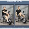 Treniruoklis su LCD ekranu, 8 pakopų reguliuojamas magnetinis pasipriešinimas, iki 110 kg, plienas ir ABS