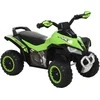 Vaikiškas stumiamas automobilis HOMCOM, 18-36 mėn. vaikams, su šviesomis ir muzika, plastikinis/plieno, žalias, 67,5 x 38 x 44 cm