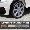 HOMCOM vaikiškas elektromobilis 12V, su 2,4G nuotolinio valdymo pulteliu, muzika, šviesomis, USB/MP3 jungtimi, atbulinės eigos funkcija | Aosom