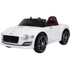 HOMCOM Vaikiškas elektrinis automobilis Bentley GT su nuotolinio valdymo pulteliu - Baltas 108 x 60 x 43 cm