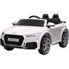 HOMCOM Vaikiškas elektrinis automobilis 12V vaikiškas automobilis su 2.4G nuotolinio valdymo pulteliu, muzika, elektrinis automobilis su šviesa, USB/MP3 jungtimi, atbulinės eigos funkcija