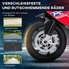 HOMCOM vaikiškas elektrinis motociklas, 6V vaikiška transporto priemonė, elektrinis triratis su 3 muzikos režimais, 2,5 km/val., nuo 18 mėnesių, PP metalas, raudonas