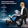 Homcom Vaikiškas elektrinis motociklas 6V Elektrinis triratis su 3 muzikos režimais 2,5 km/h
