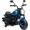 Homcom Vaikiškas elektrinis motociklas su 2 nuimamais mokomaisiais ratais, 1,5-3 km/h, skirta 1,5-3 metų