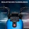 Homcom Vaikiškas elektrinis motociklas su 2 nuimamais mokomaisiais ratais, 1,5-3 km/h, skirta 1,5-3 metų