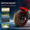 HOMCOM Vaikiškas motociklas Vaikiškas elektrinis motociklas Elektrinė transporto priemonė Vaikiška transporto priemonė su 2 nuimamais mokomaisiais ratais, 3 km/h, skirta 1,5-3 metams, raudona