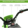 Vaikų elektrinis motoroleris motociklas 12V nuimami atraminiai ratai nuo 3 metų PP metalas