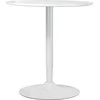 Homcom Valgomojo stalas, Apvalus virtuvės stalas, Modernus valgomojo stalas 2 asmenims, Ø70 x 75 cm