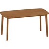 Valgomojo stalas, 150x80x76 cm, Rudas