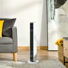 Homcom Ventiliatorinis šildytuvas su nuotolinio valdymo pulteliu 2200W, 21 x 21 x 73 cm