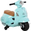 Homcom VESPA Vaikiškas elektrinis motociklas 18-36 mėn. 3 km/val. LED šviesa, Garsas PP plastikas 66,5 x 38 x 52 cm