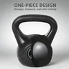 HOMCOM virdulinis svarmuo (kettlebell) 8kg, užpildytas smėliu, pradedantiesiems, juodas