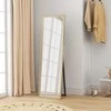 HOMCOM viso ilgio veidrodis, lankstus, 160 x 50 cm, aukso spalvos