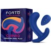 Dreamtoys Išlenktas vibruojantis vibratorius mėlynas FORTO