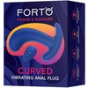 Dreamtoys Išlenktas vibruojantis vibratorius mėlynas FORTO