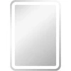 Homcom kleankin vonios veidrodis, 50 x 70 cm LED vonios veidrodis su 3 šviesos spalvomis, sieninis veidrodis su jutikliniu jungikliu, atminties funkcija, apšviečiamas veidrodis su apsauga nuo rasojimo, IP44