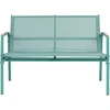 Lauko baldų komplektas Beliani Sodo baldų komplektas su staliumi 4 asmenims LEDRO žalias metalinis