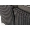 Lauko baldų komplektas Mville L formos komplektas Minari, antracito spalvos, 5 mm