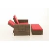 Mville Sofa Ancona Rubino raudona 5 mm