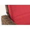 Mville Sofa Ancona Rubino raudona 5 mm