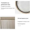 Lauko baldų komplektas "Outsunny" 3 dalių rotango sodo baldų komplektas, sėdimųjų vietų grupė, sodo komplektas su 2 sodo kėdėmis su sėdynės ir atlošo pagalvėlėmis, su grūdinto stiklo stalviršiu, plienas, pilka spalva