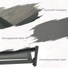 Lauko baldų komplektas Outsunny 5 dalių sodo valgomojo baldų rinkinys, sodo komplektas su 1 valgomojo stalu, 4 sukraunamomis kėdėmis - tamsiai pilka spalva