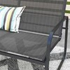 Lauko baldų komplektas Outsunny Sodo baldų komplektas iš 4 dalių, sodo baldų komplektas su 1 dviviete sofa, 2 kėdėmis, 1 kavos staliuku