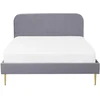 Lova Beliani FLAYAT 180 x 200 cm pilka