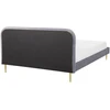 Lova Beliani FLAYAT 180 x 200 cm pilka