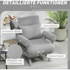 Miegamoji sofa-kėdė, paminkštintas fotelis, transformuojamas į svečių lovą, ergonomiškas, šviesiai pilkas