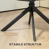 Minkštas krėslas, akcentinis krėslas, modernaus dizaino, pasukamas, iki 120 kg, juodas