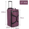 Monzana DIDELIS KELIONINIS LAGAMINIS ANT RATAI 85L PURP