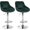 Mville 2 baro kėdžių rinkinys "Lazio velvet chrome