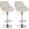 Mville 2 baro kėdžių rinkinys "Lazio velvet chrome