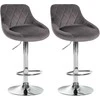 Mville 2 baro kėdžių rinkinys "Lazio velvet chrome